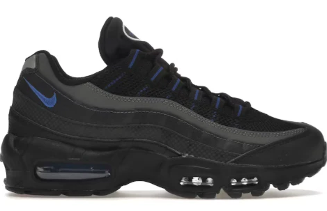 Nike Air Max 95 Black Game Royal Blue Grey Triple